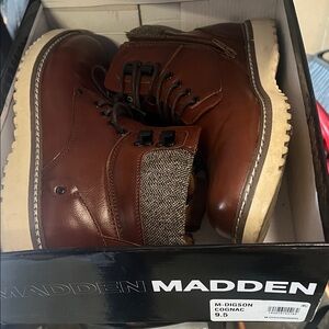 Men's Cognac Boots